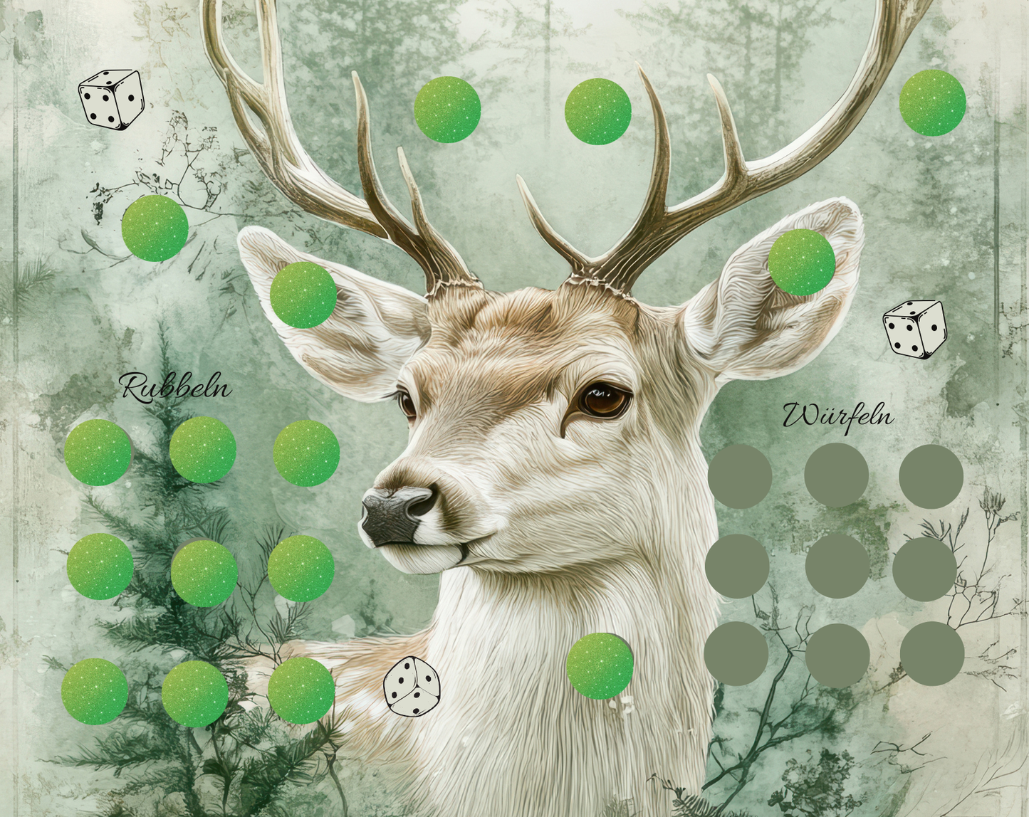 Forest Animal 2er Klappkarte A7