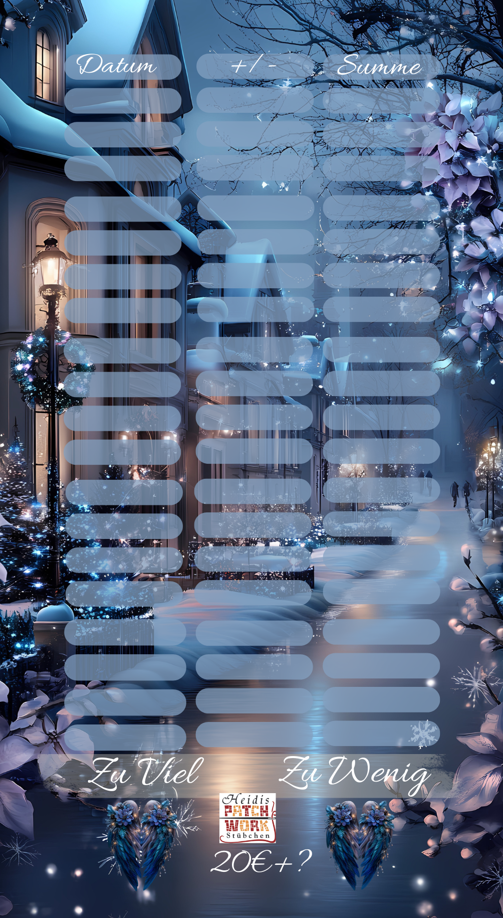 Blue Christmas Einzelchallenge Straße