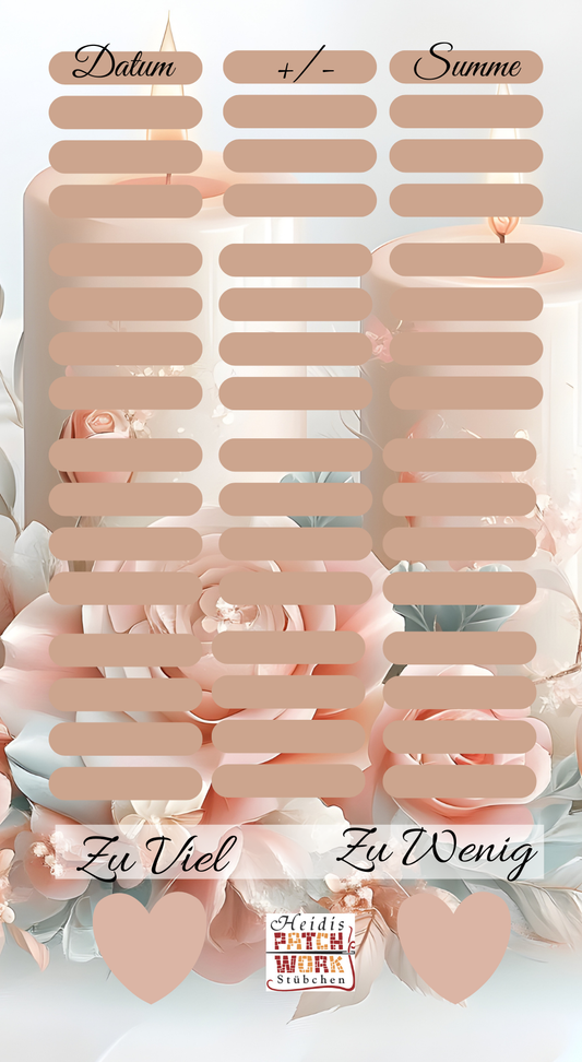 A6 Wedding Einzelchallnge Kerze