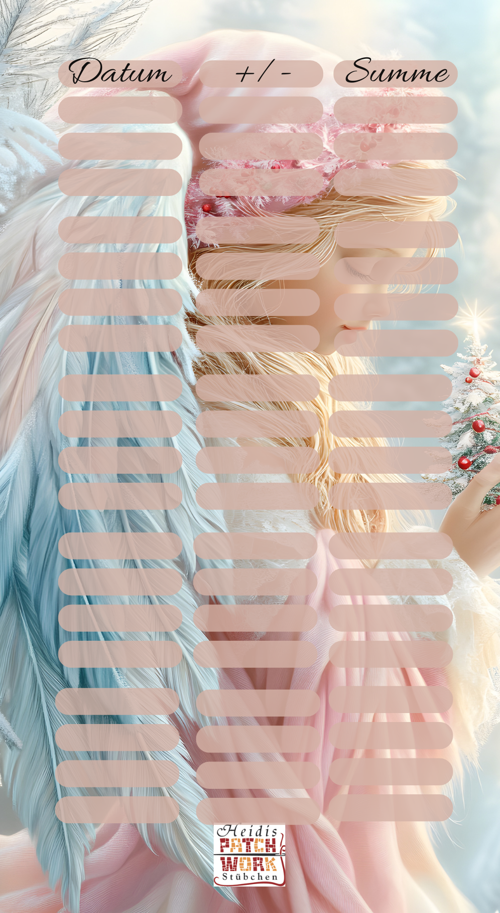 Trackerblöcke Christmas Dream A6