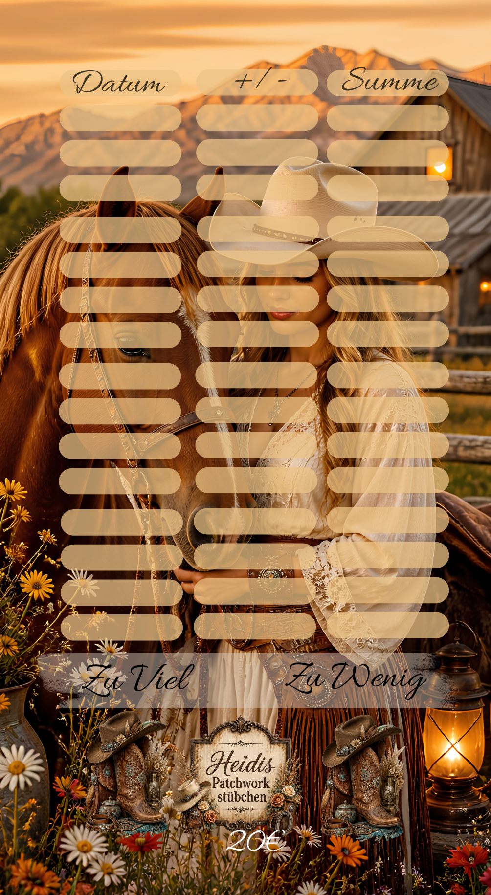 Country Girl + Pferd Einzelchallenge A6