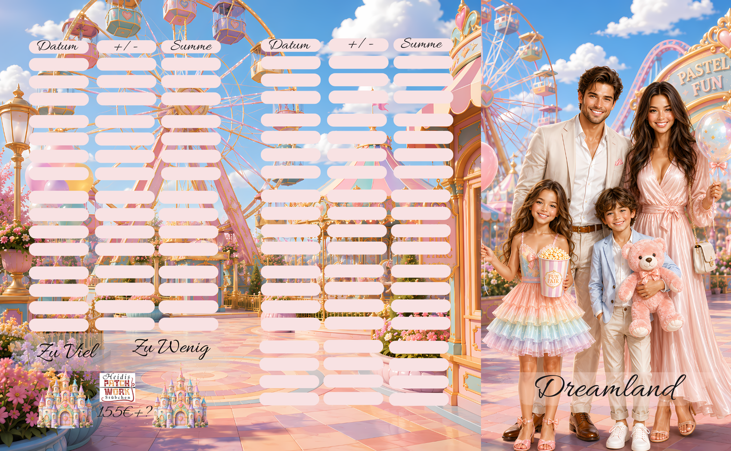 Dreamland 3er Klappkarte Bingo