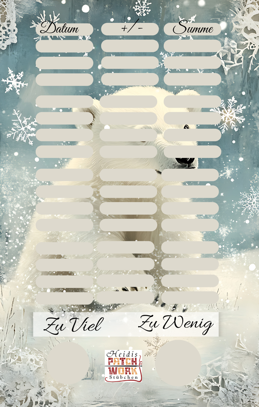 Winterzeit Eisbär Einzelchallenge A7