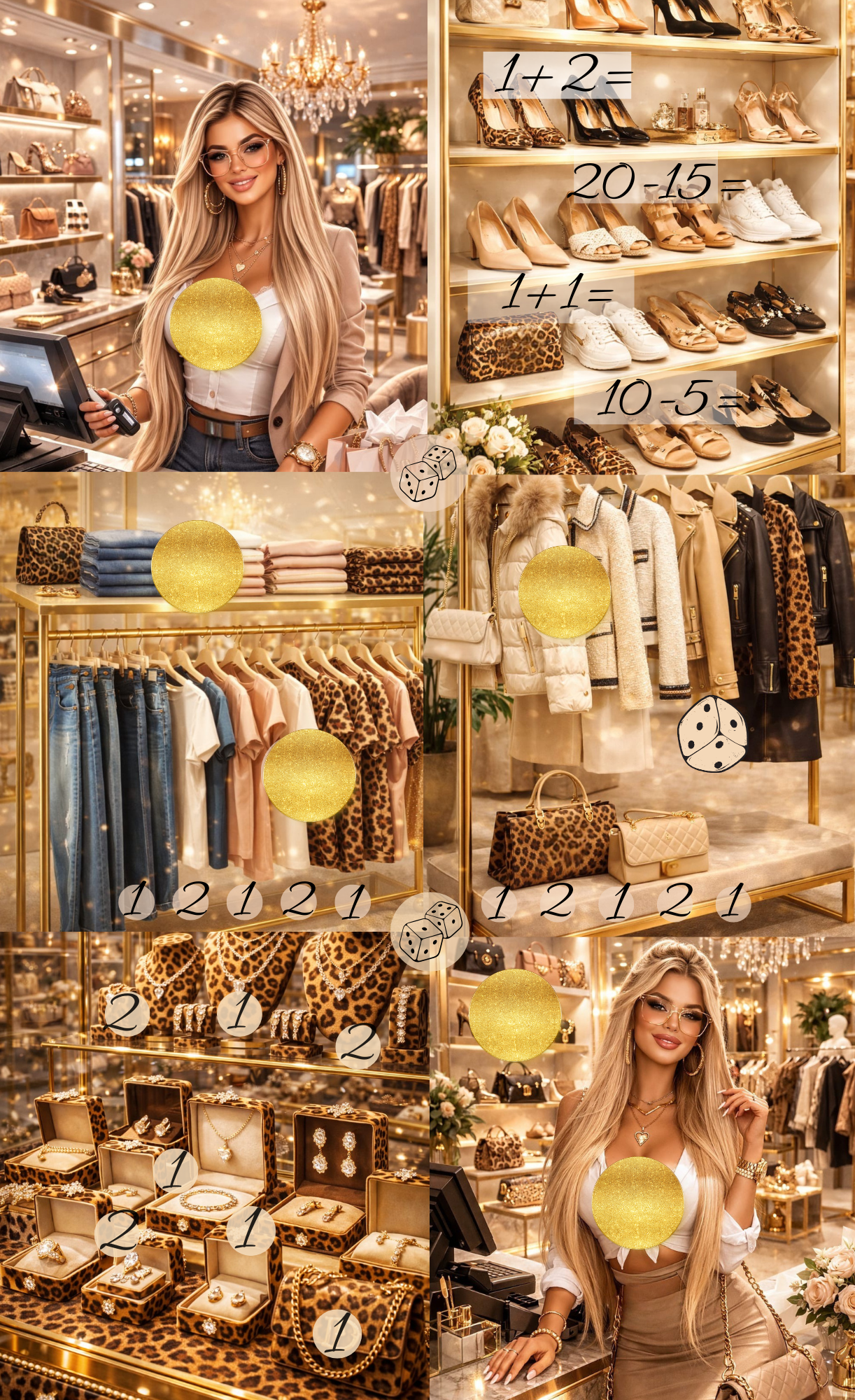 A6 Jahreschallenge Wild life Shopping
