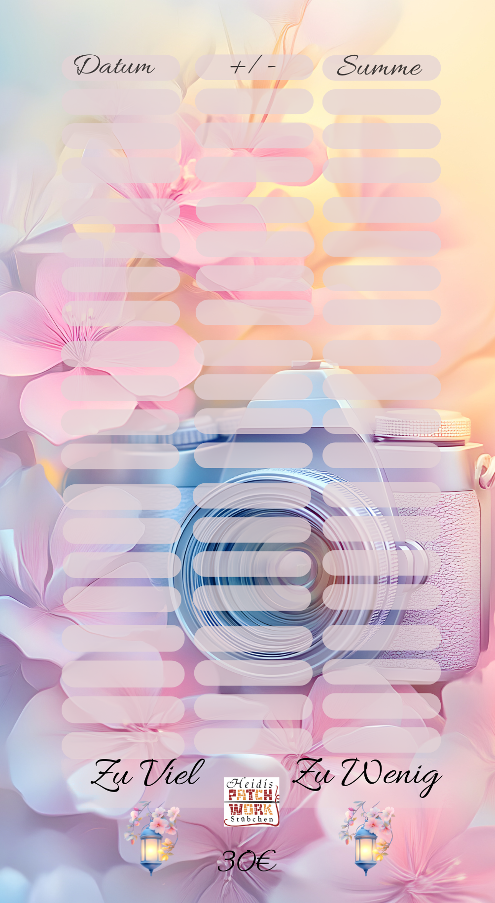 Rainbow Dreams Einzelchallenge Kamera