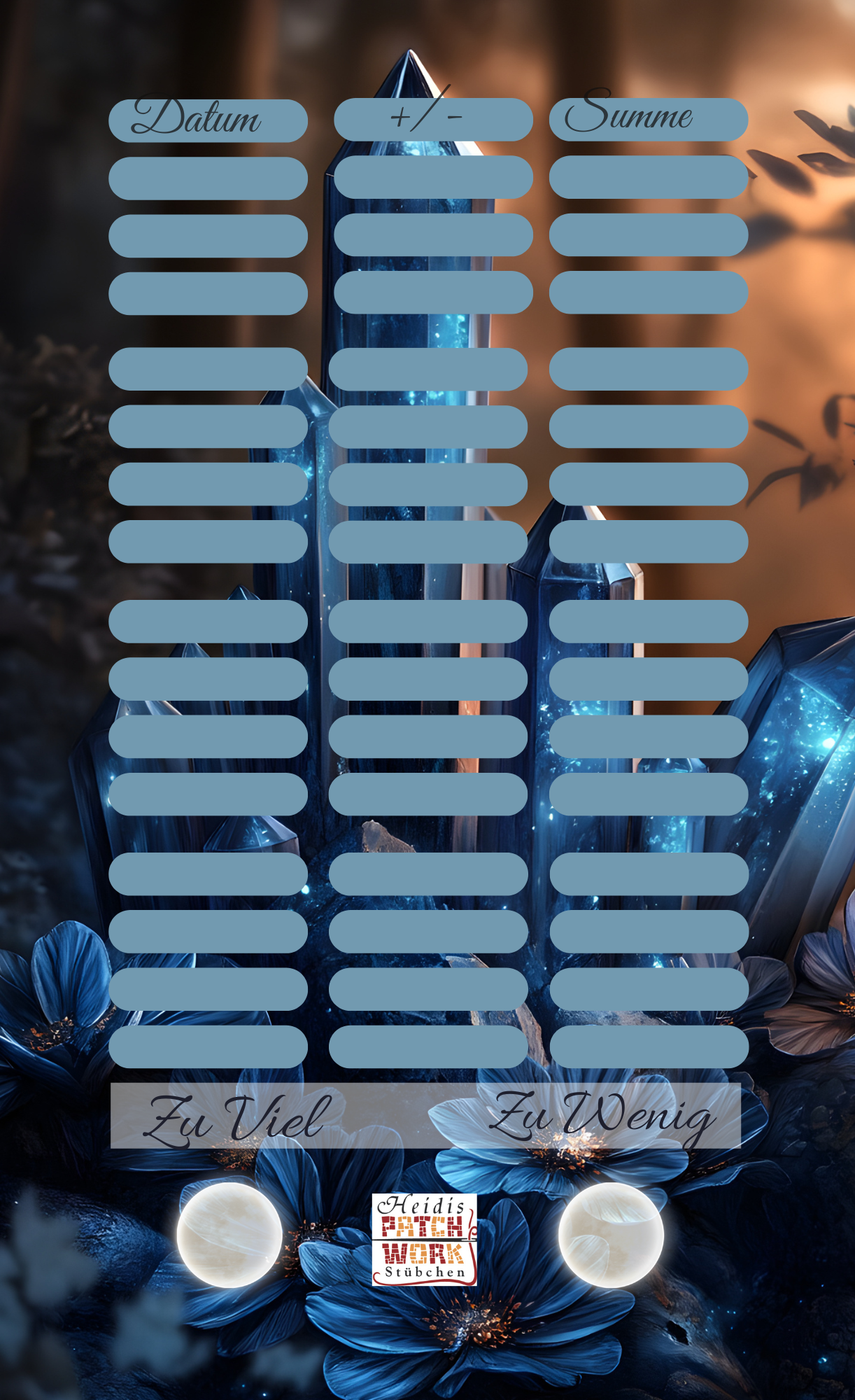 Magical Kristal Einheftchallenge A6