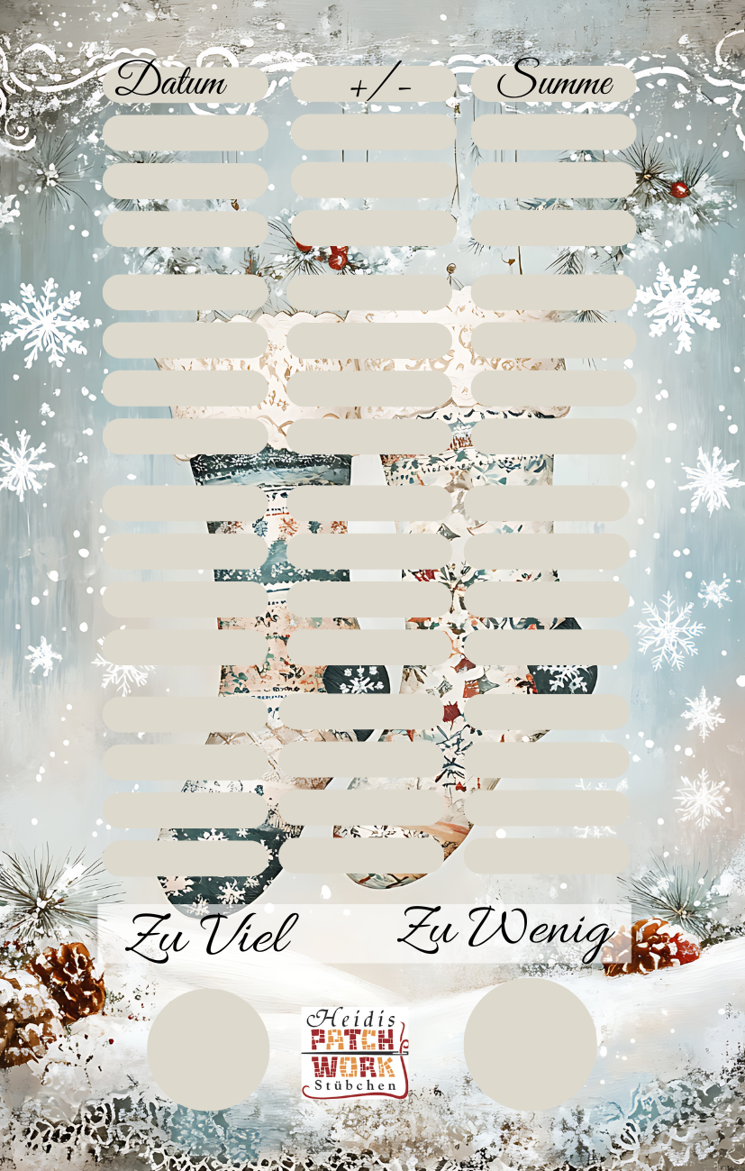 Winterzeit Socken Einzelchallenge A7