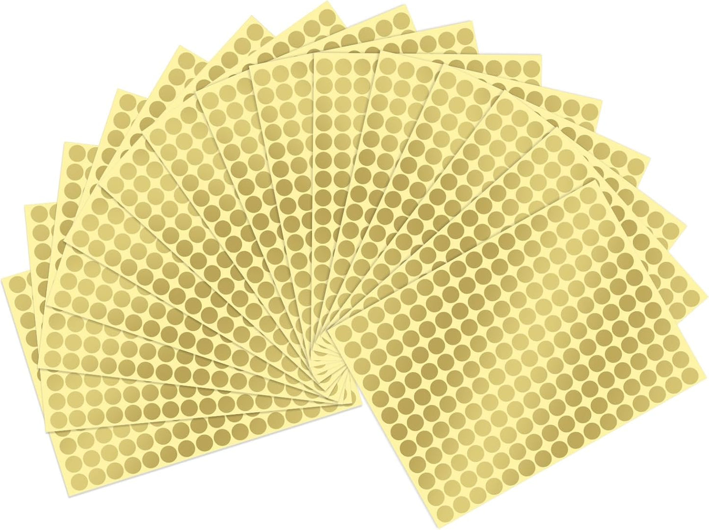 Klebepunkte 10mm, 2880 Stück Gold