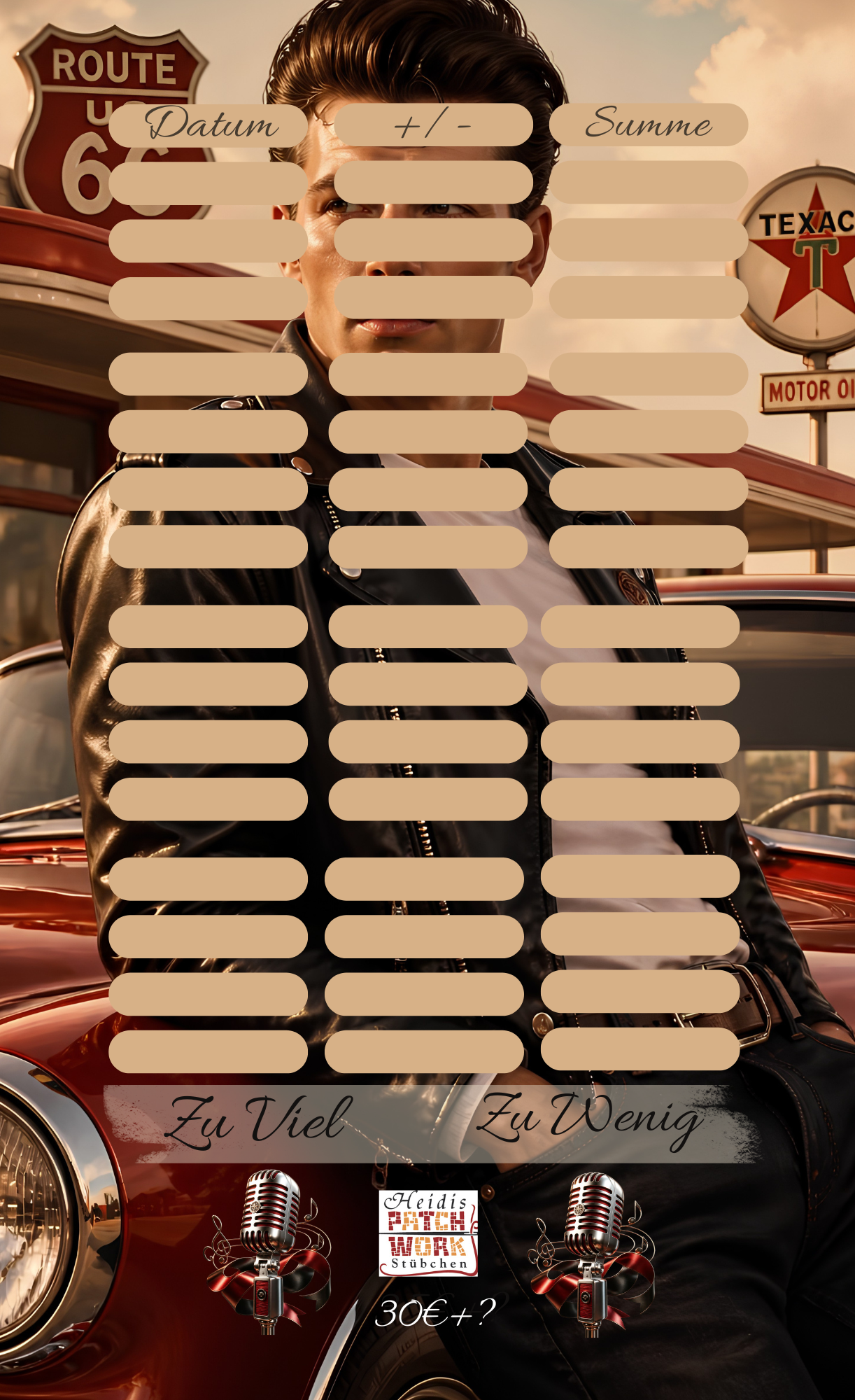 Rockabilly Einheftchallenge Mann A6