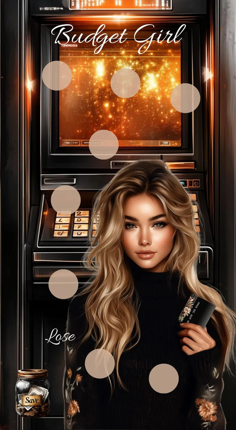 Budget Girl Bingo A6 3er Klappkarte