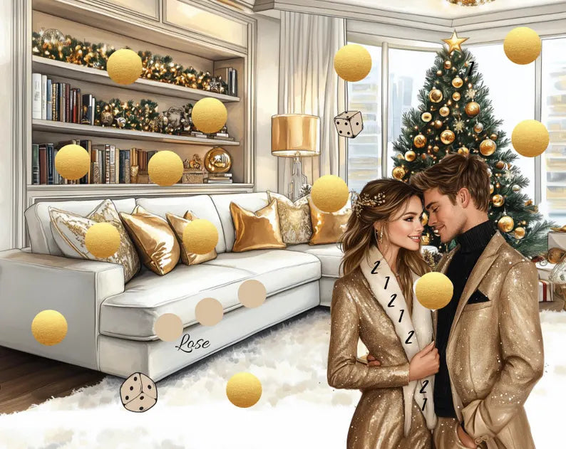 Christmas Love 2er Klappkarte A7