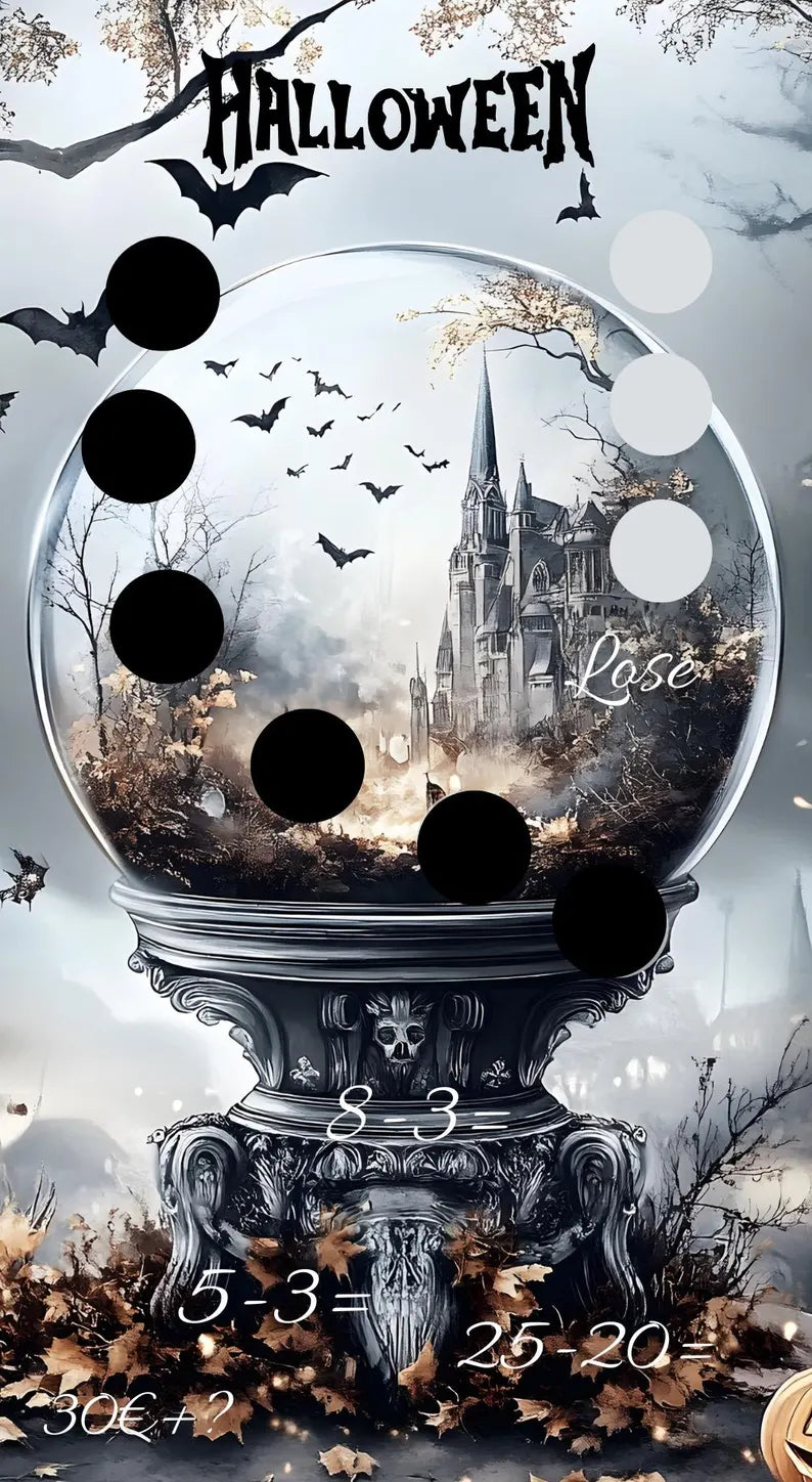Halloween Kugel Einzelchallenge A6