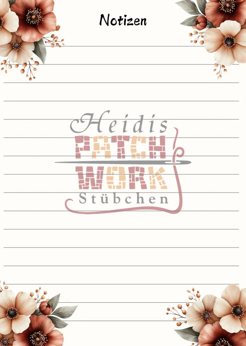 Heidis Patchwork Stübchen Block A5