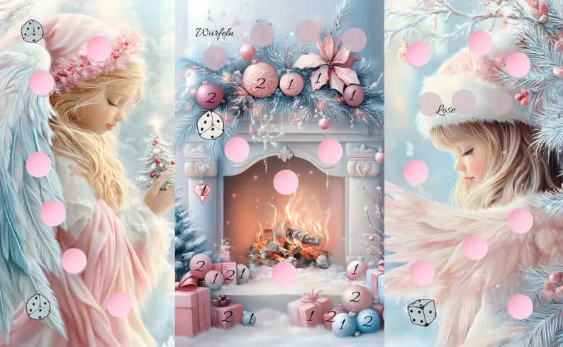 Chrismas Dream 3er Klappkarte A6
