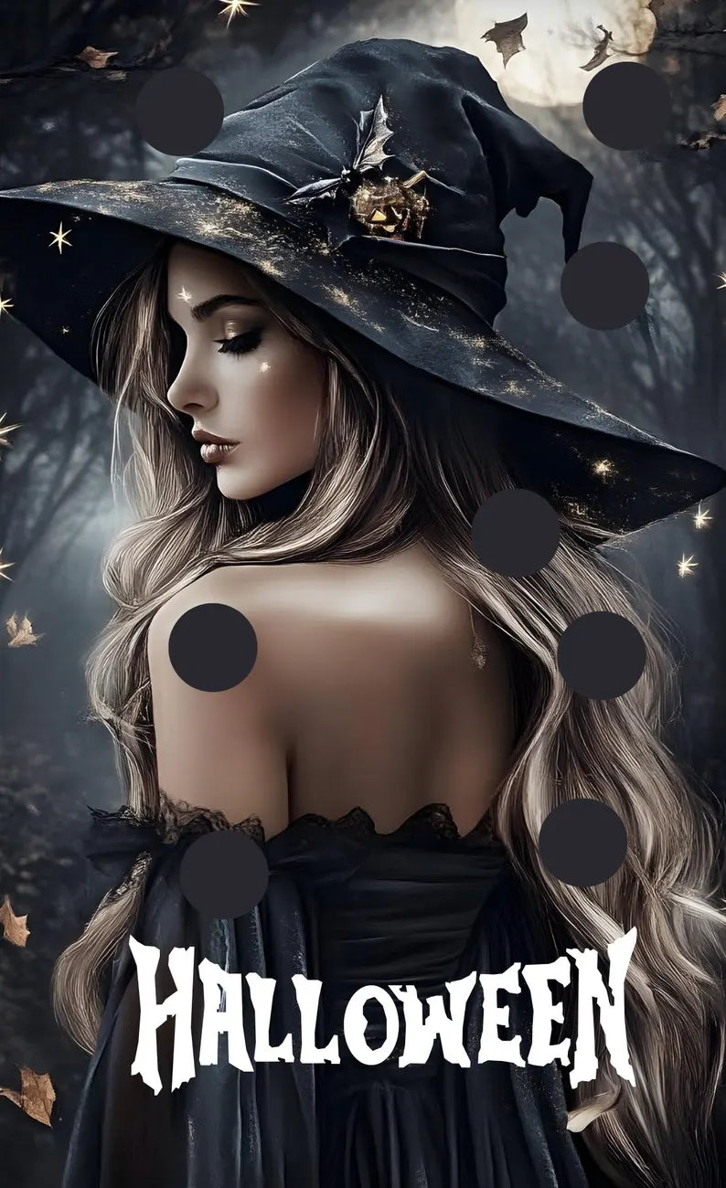 Halloween Frau Einheftchallenge A7