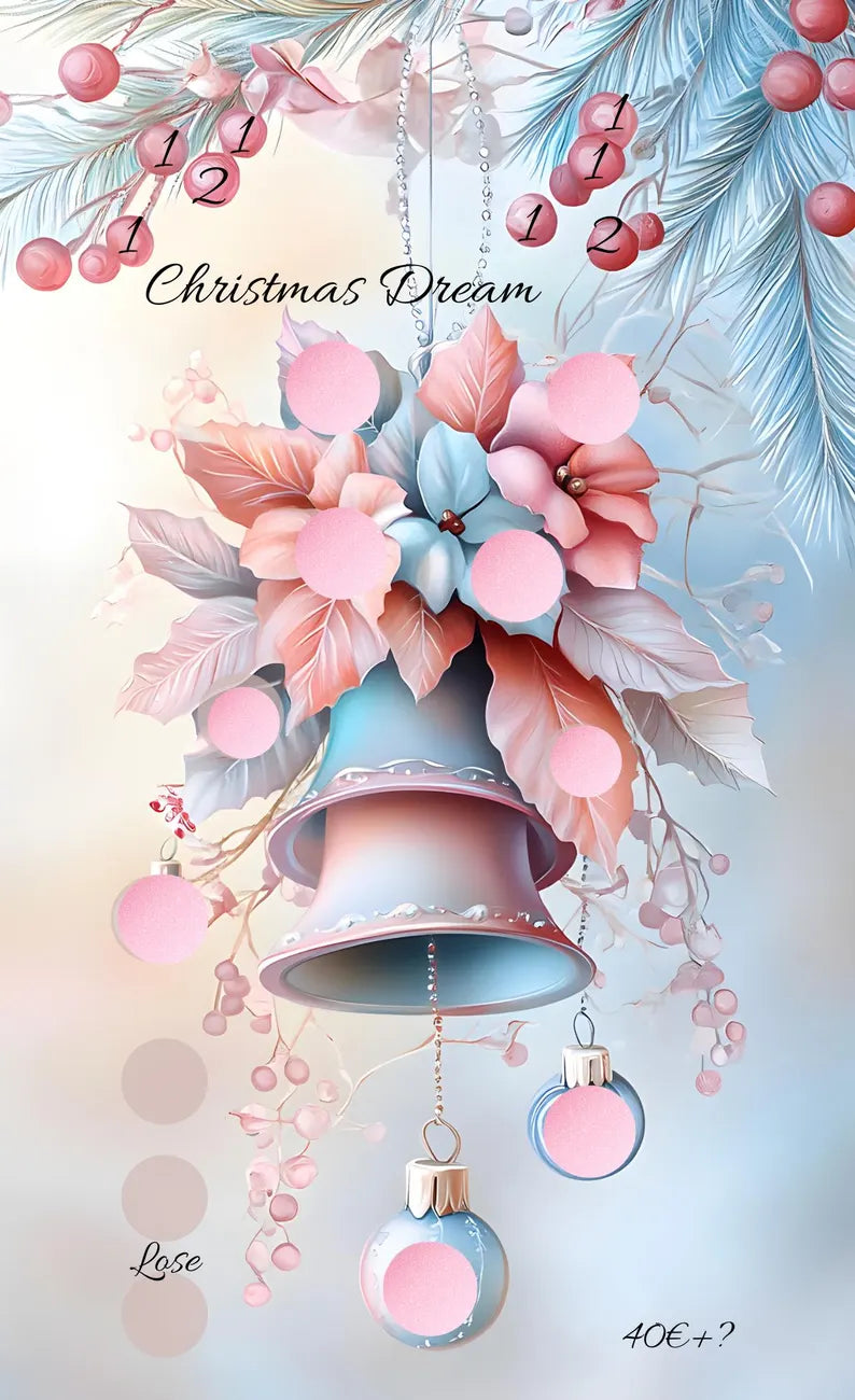 Chrismas Dream Glocke Einheftchallenge A6