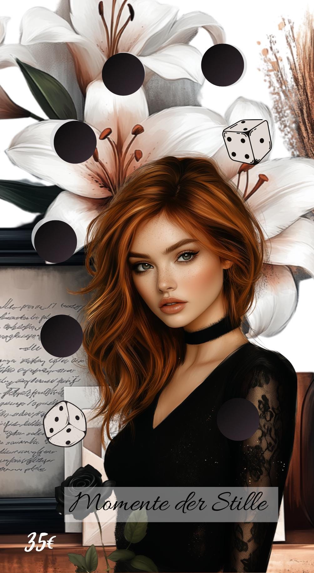 Momente der Stille Frau Blume A6 Einzelchallenge