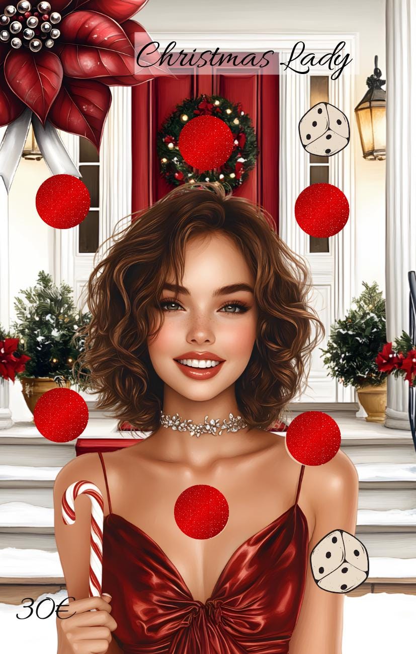 Christmas Lady A6 Einzelchallenge