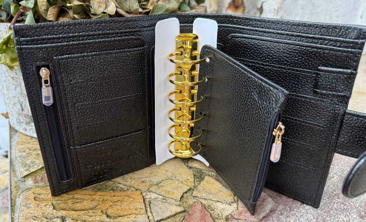 A7 Deluxe Binder Glitzer mit 3cm Ringe