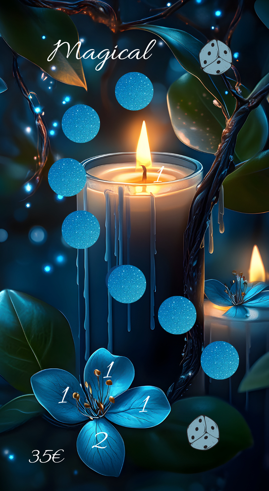 !! Vorbestellung !!   Magical Einzelchallenge Kerze A6