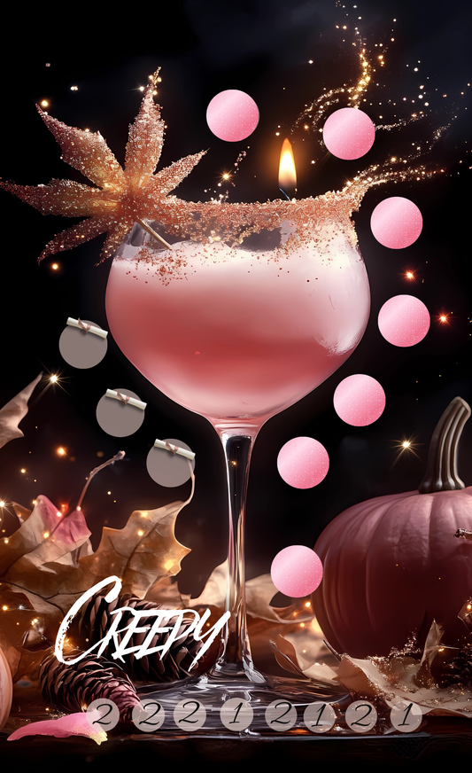 Creepy  Part 2 A6 Einheftchallenge Cocktail