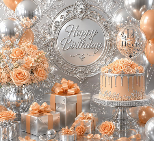 Birthday Moments  Einleger als 2er Klappkarte