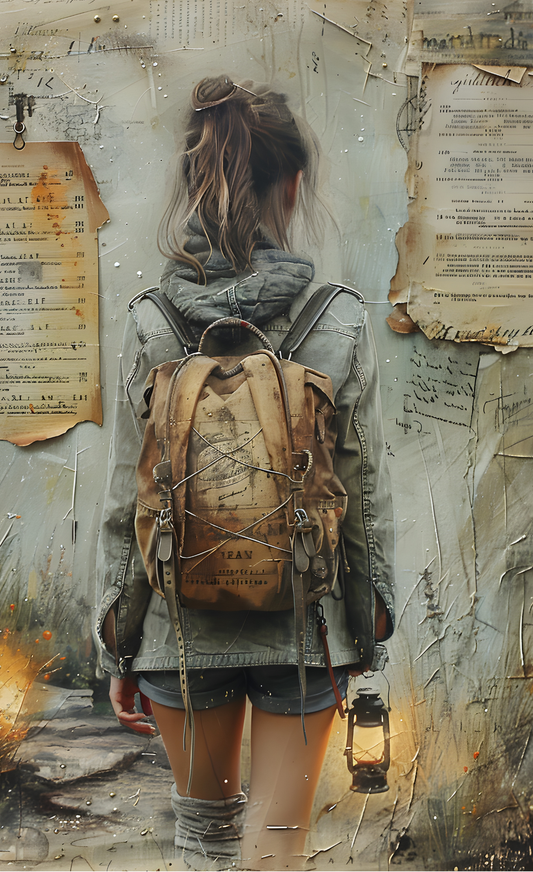 Explore the World Deckblatt A6