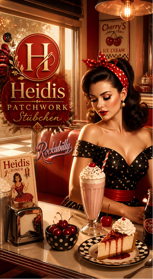 Rockabilly Bundle  A6 mit Täschchen & Register