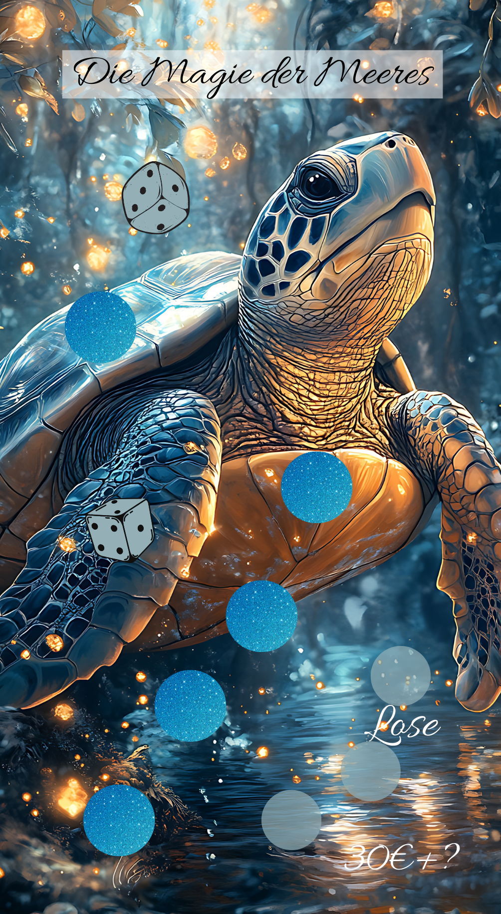 Die Magie des Meeres Schildkröte Einzelchallenge A6
