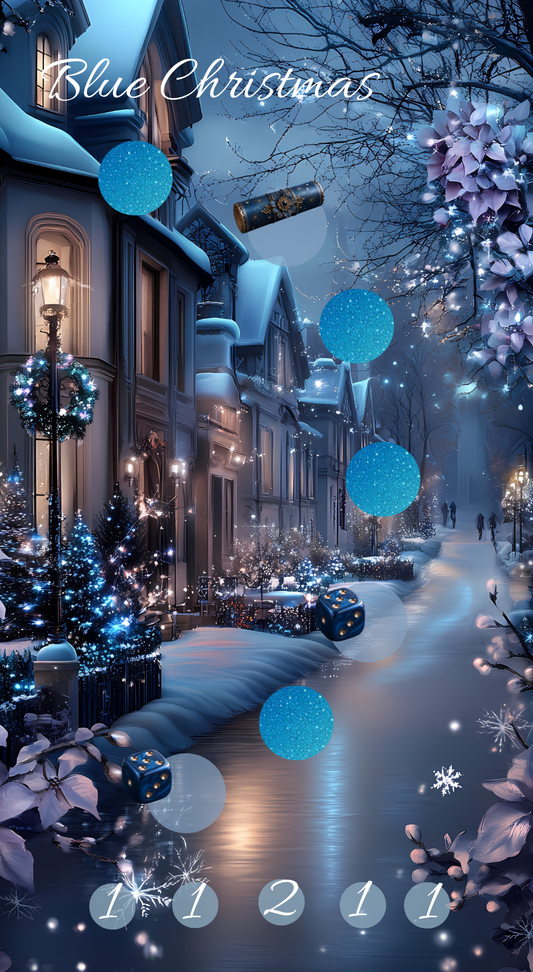 Blue Christmas Einzelchallenge Straße