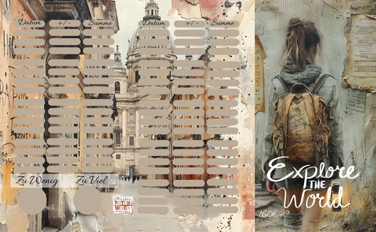 Explore the World Sparweg 3er Klappkarte A6