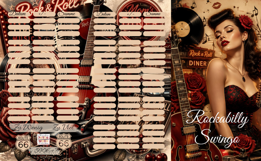 Big Swingo Rockabilly 2x 3er Klappkarten
