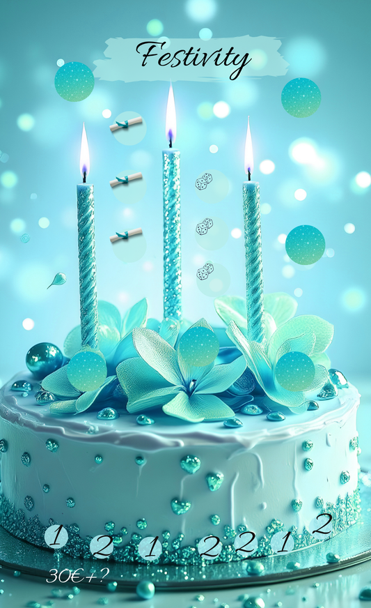 A6 Festivity Torte Einheftchallenge
