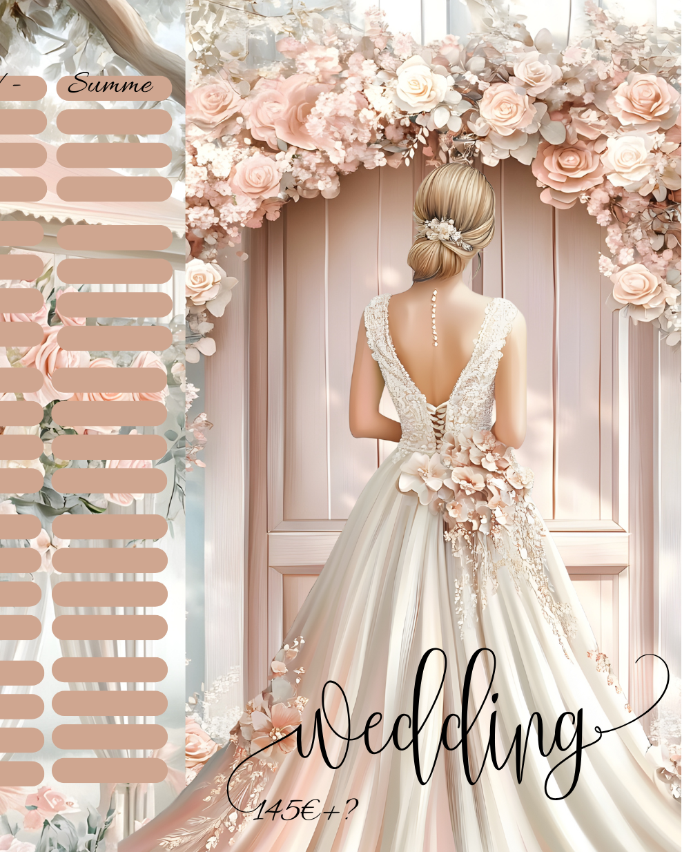XL  Binder Bundle in Weiss+ Binder A6 Wedding