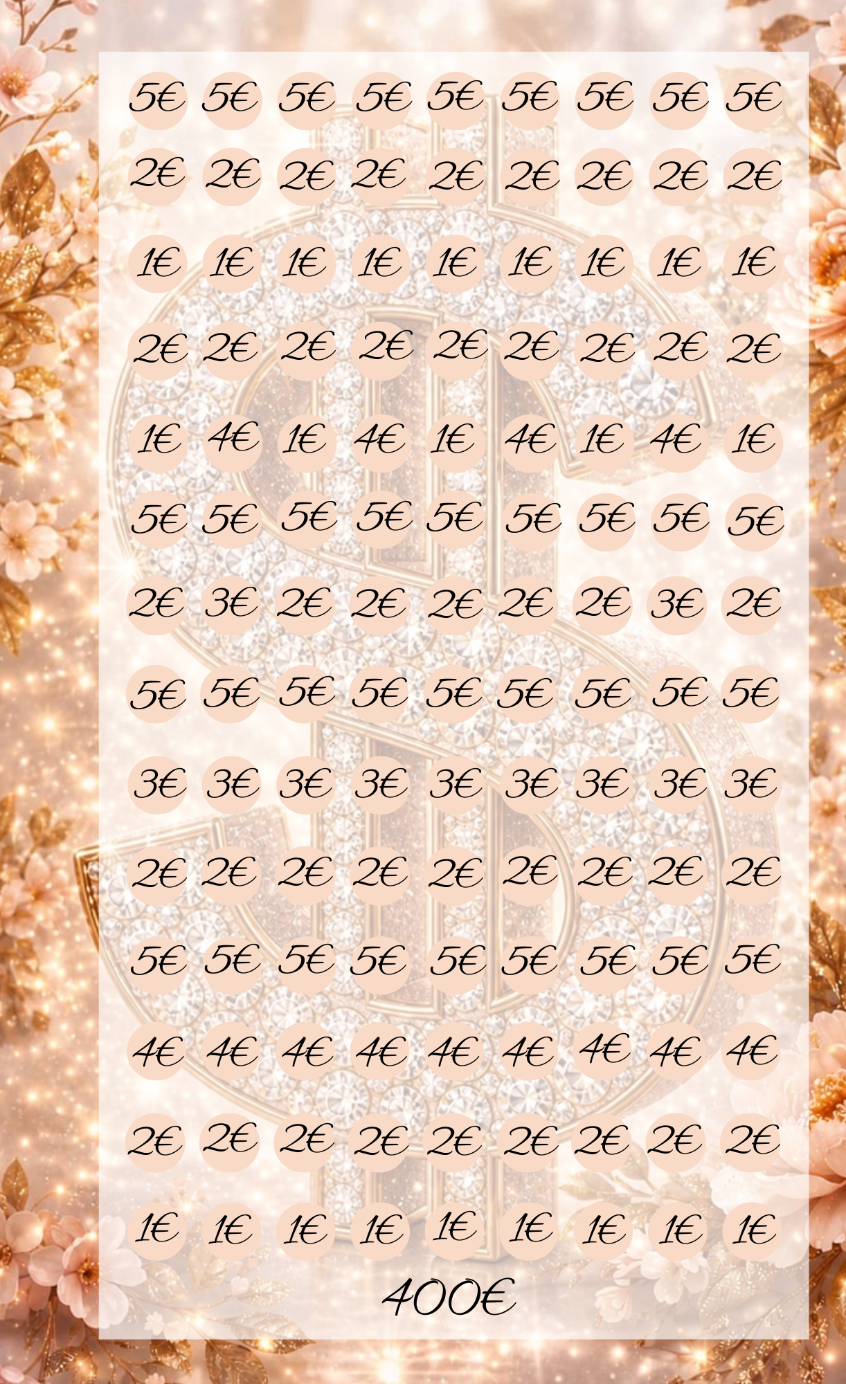 1000€ Sparplan Bundle  A6 mit  Register