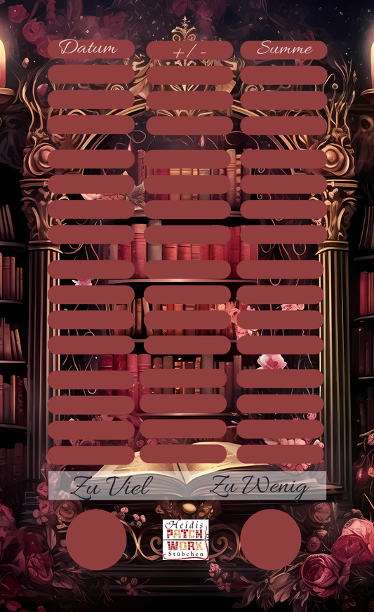 Books Jahreschallenge A6