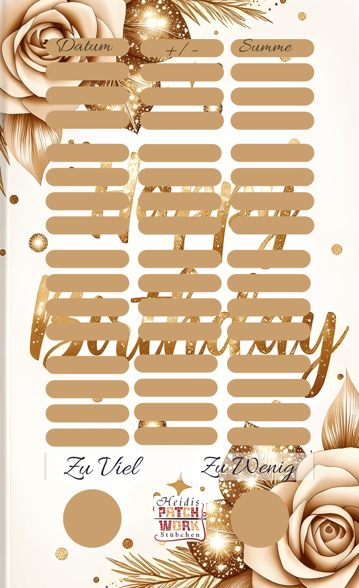 Happy Birthday Jahreschallenge A6