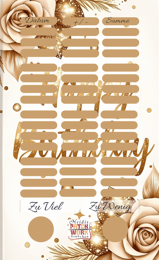 Happy Birthday Jahreschallenge A6