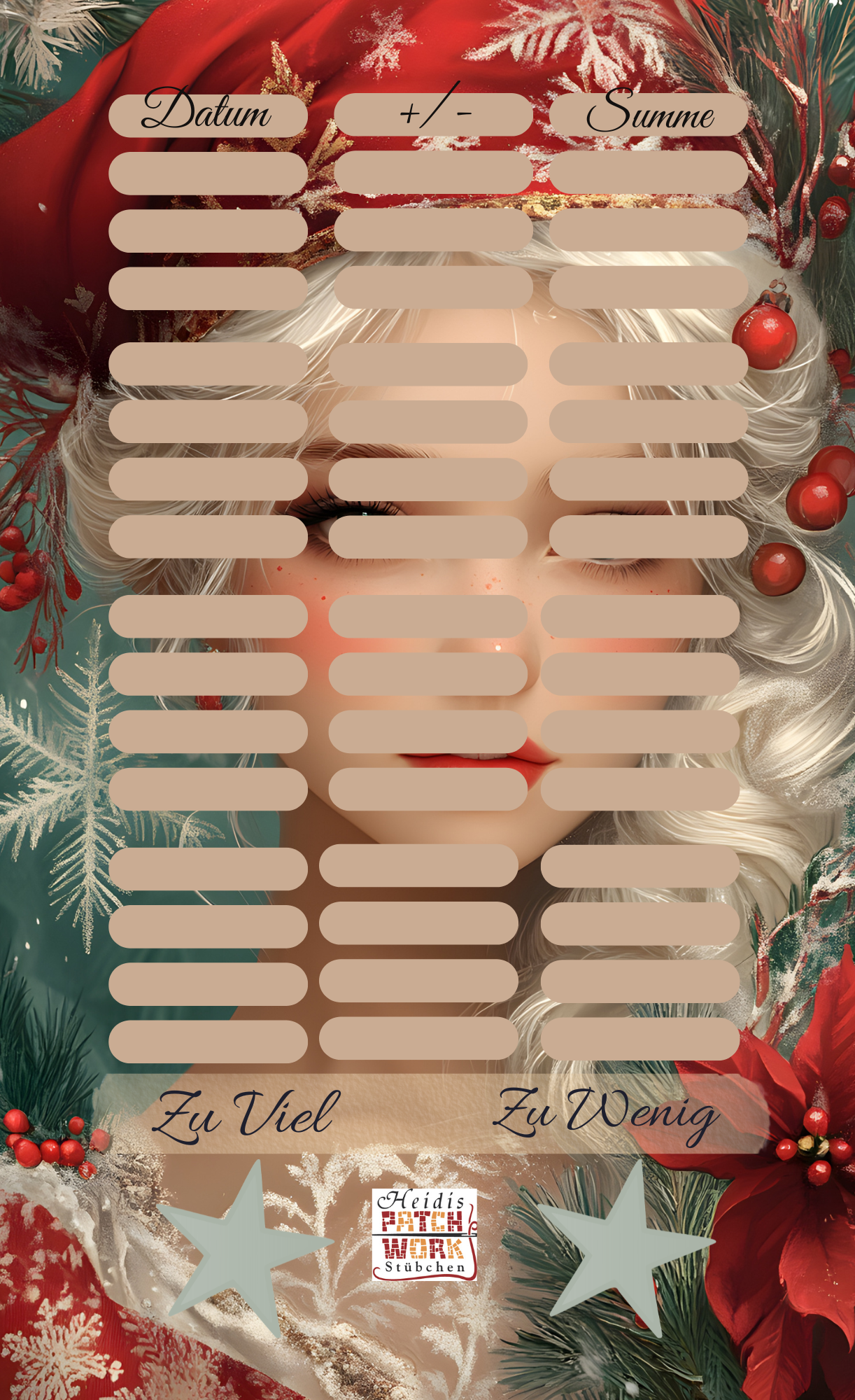 A6 Merry Christmas Jahreschallenge