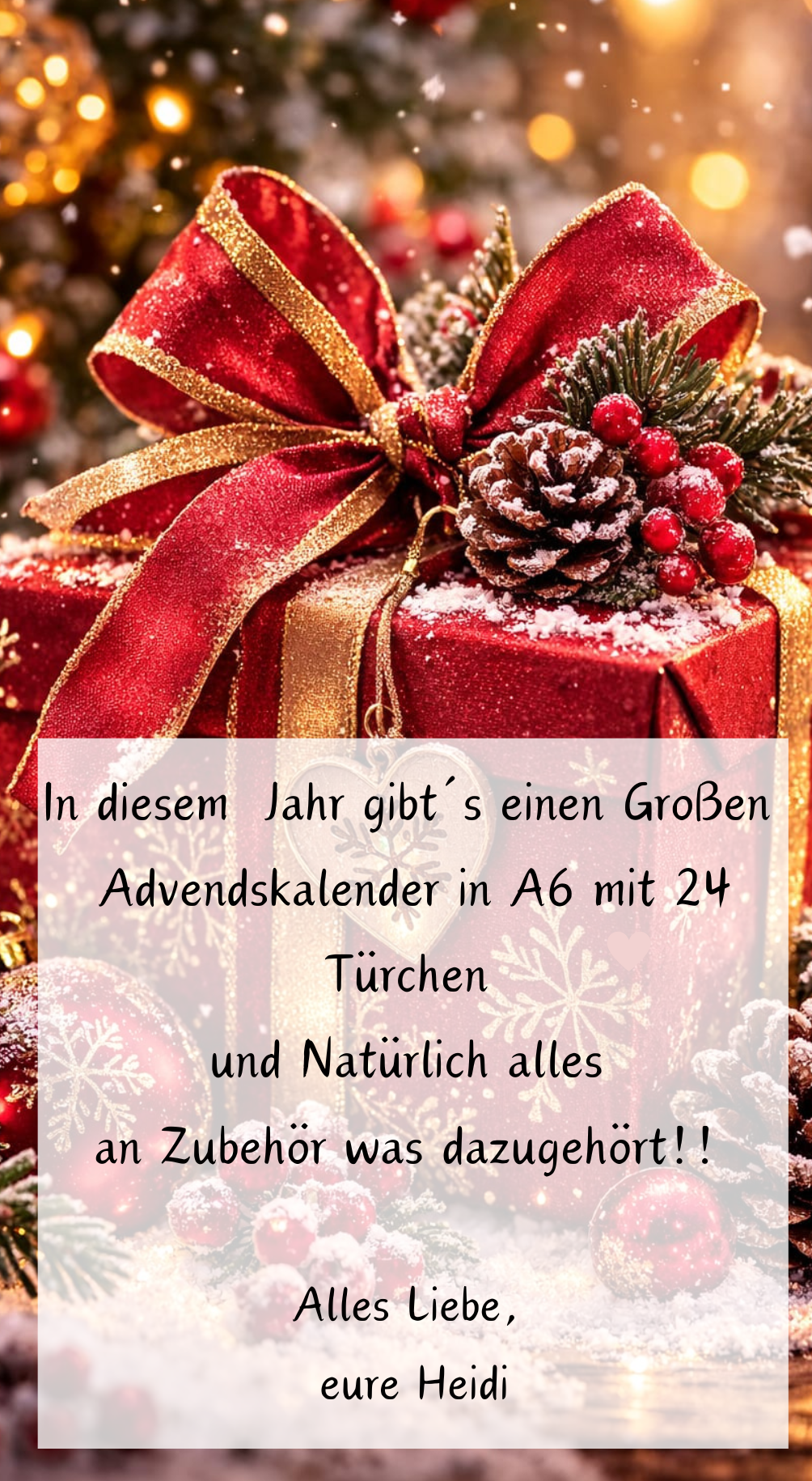 Vorbestellung  Adventskalender A6 2026