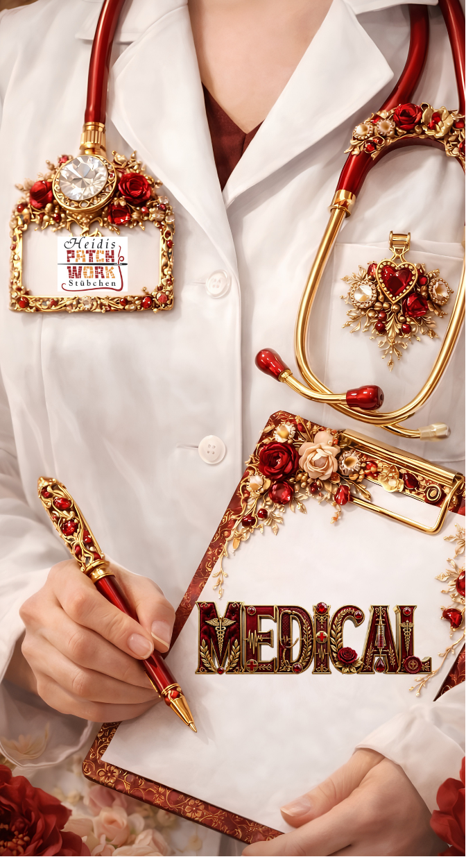 Medical 3er Klappkarte