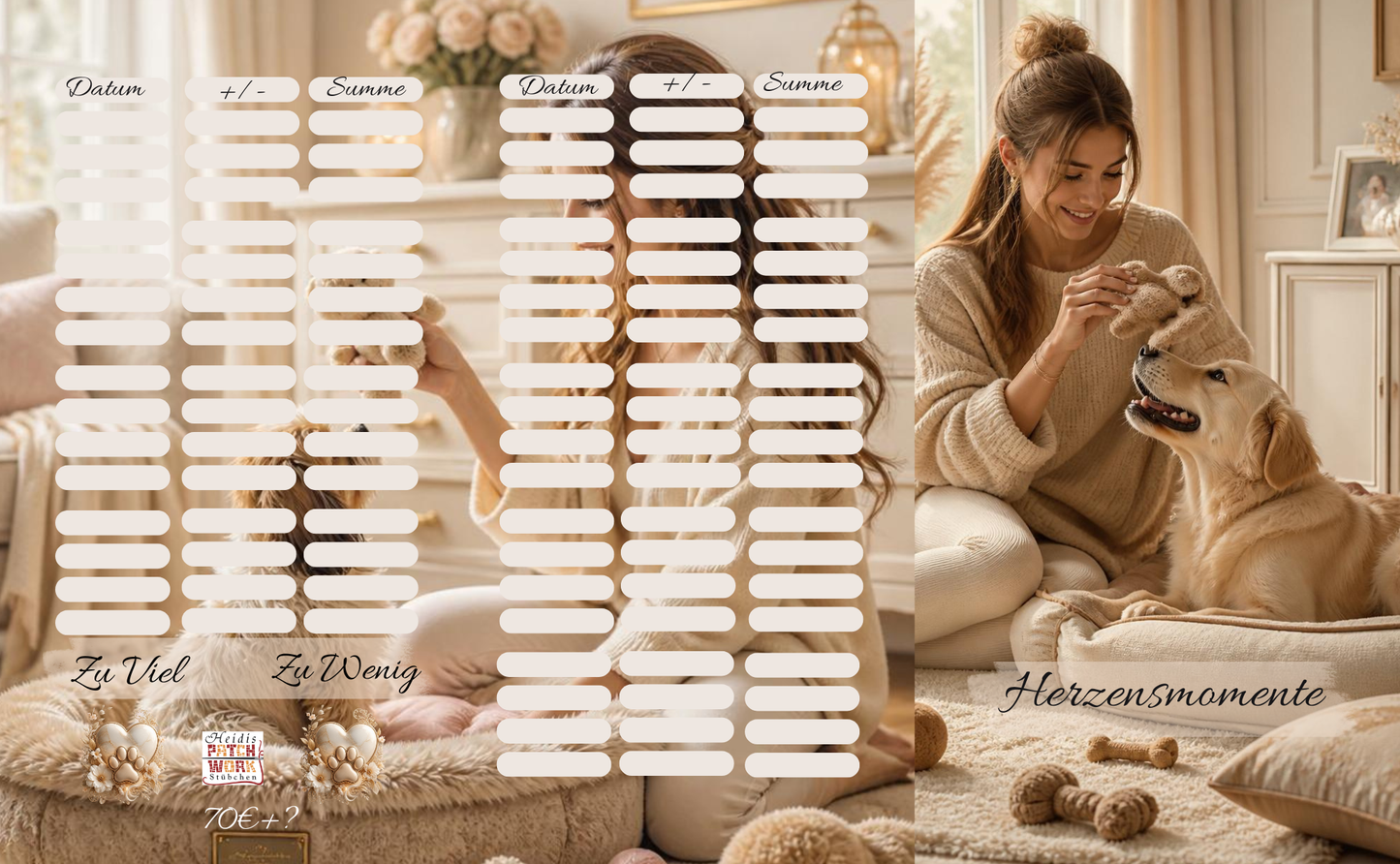 Bundle Herzensmomente  in A6 mit Register
