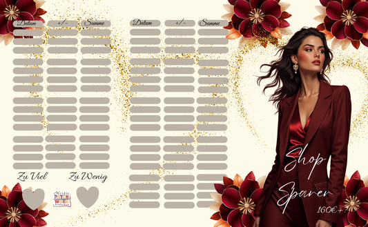 Shop Sparer 3er Klappkarte A6