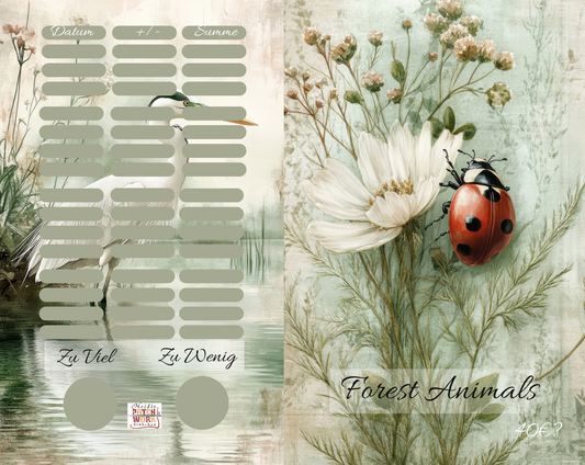 Forest Animal 2er Klappkarte  A7