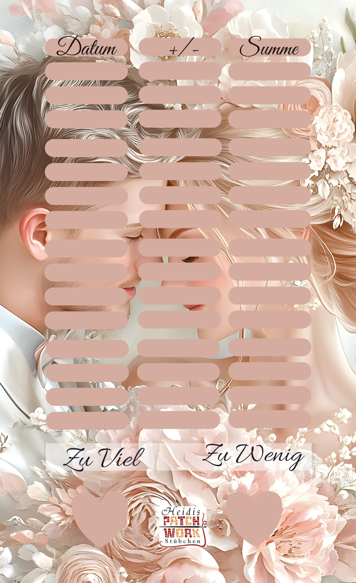 XL  Binder Bundle in Weiss+ Binder A6 Wedding