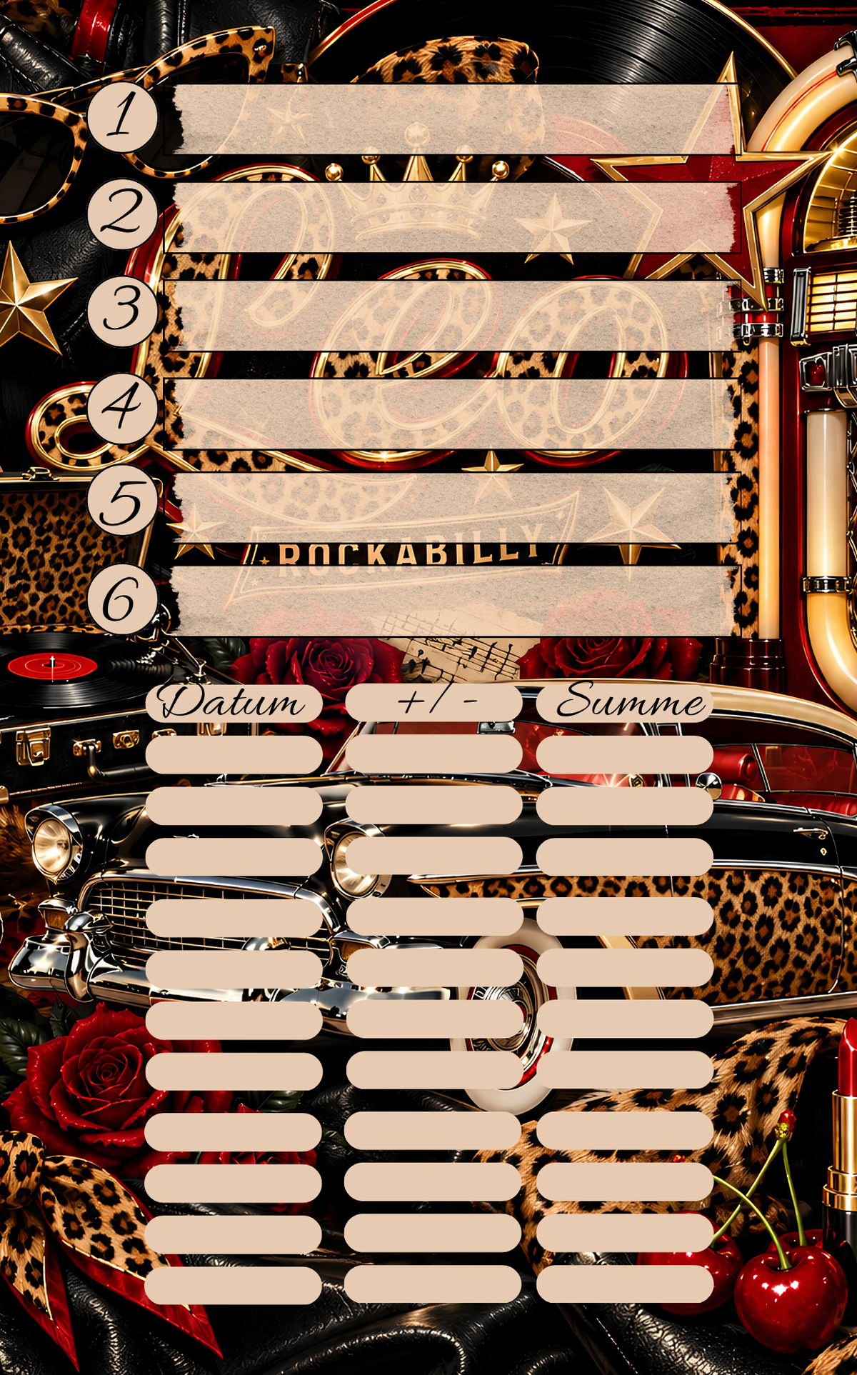 Vorbestellung Rockabilly Leo Register 1-6