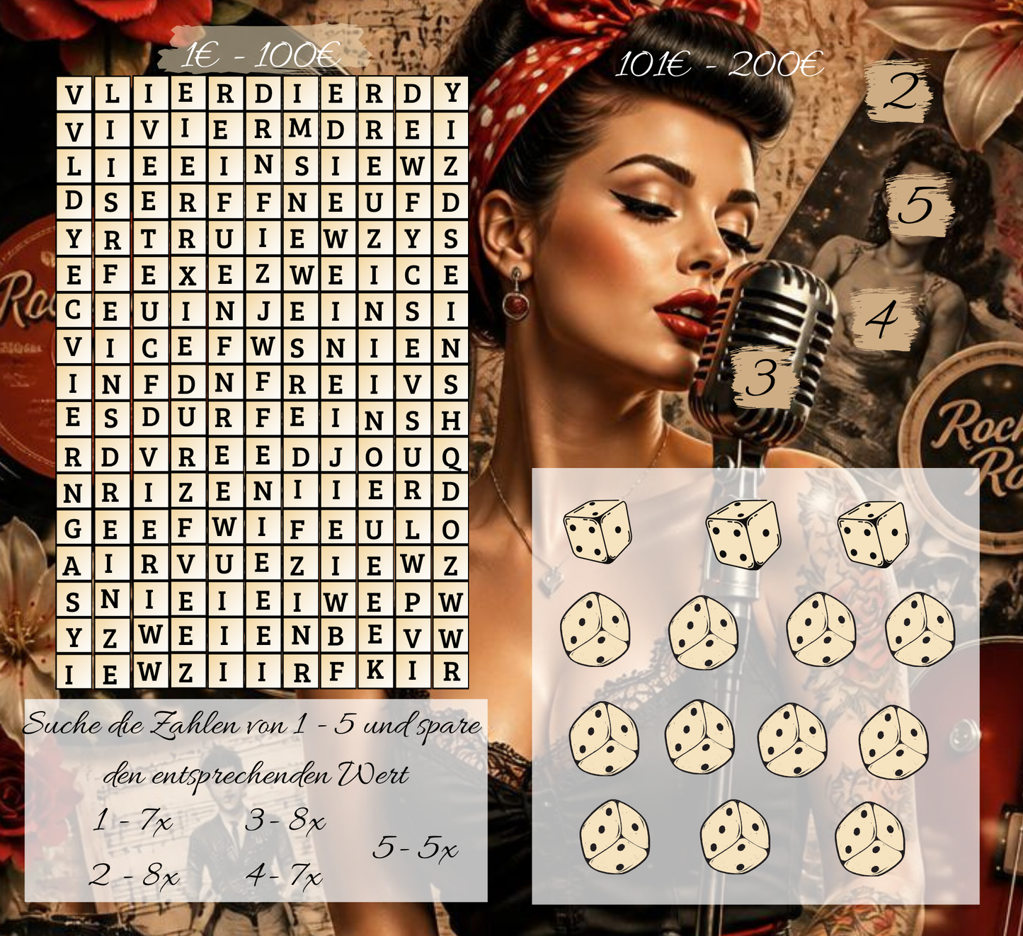 1.000€ Rockabilly  Sparplan A6