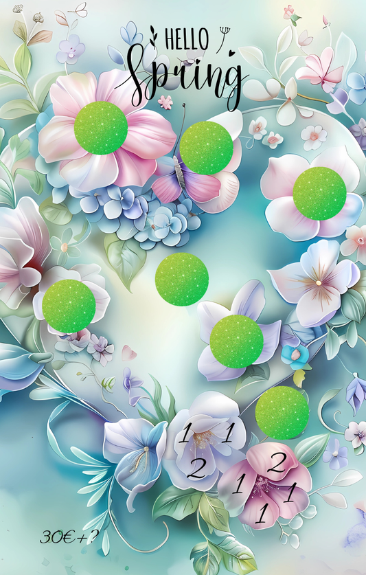 Hello Spring Herz Einzelchallenge A7