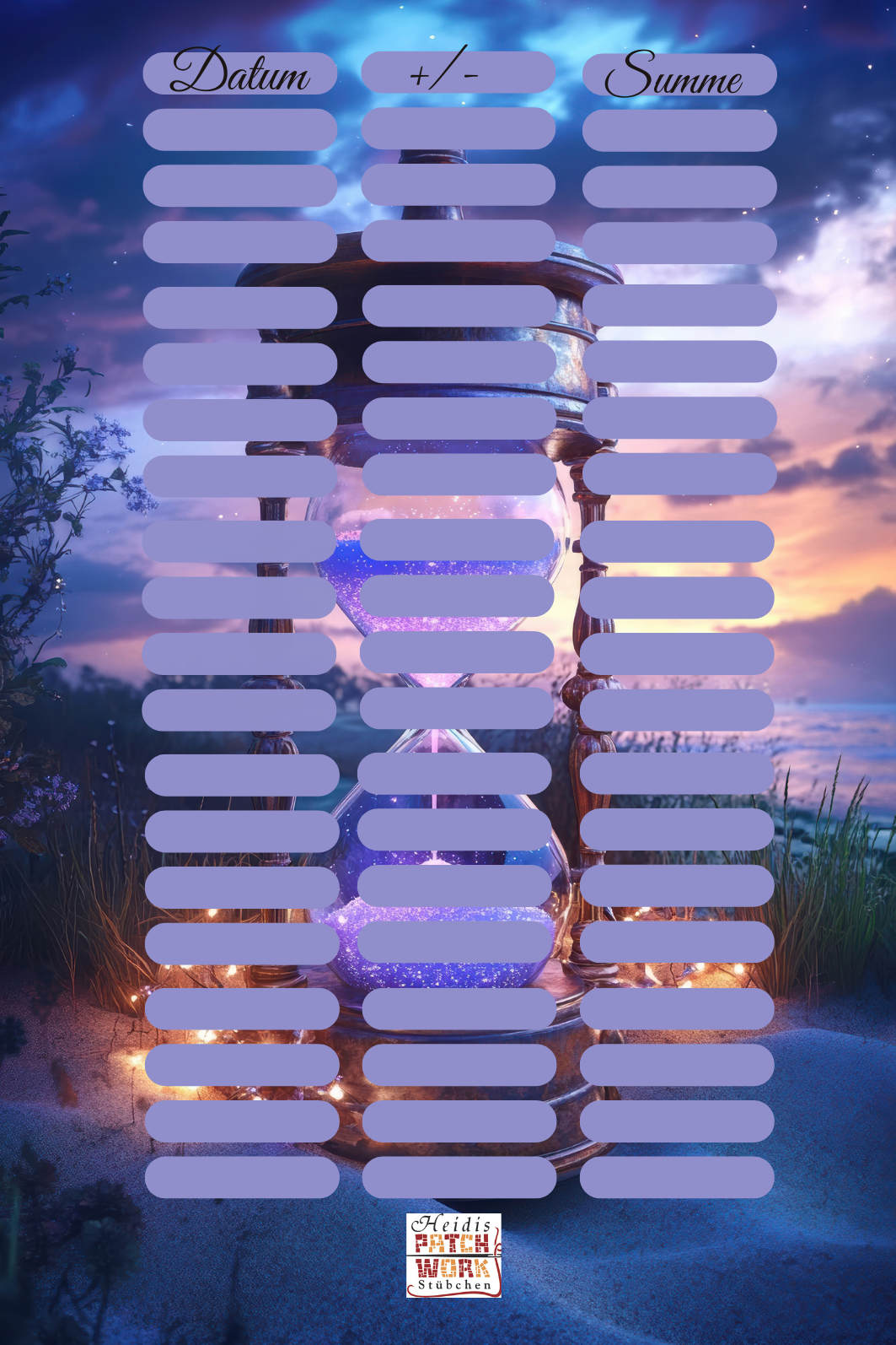 Purple Lights Jahreschallenge A7