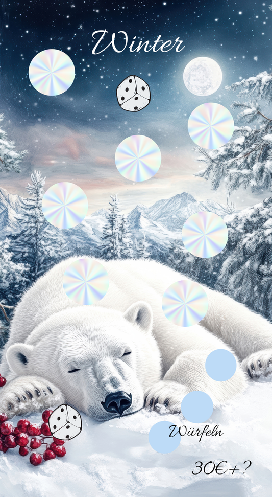 Winter Eisbär Einzelchallenge A6